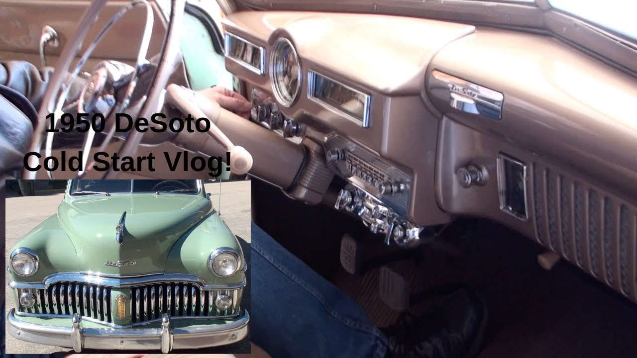 1950 DeSoto COLD Start & More! | Vlog!!