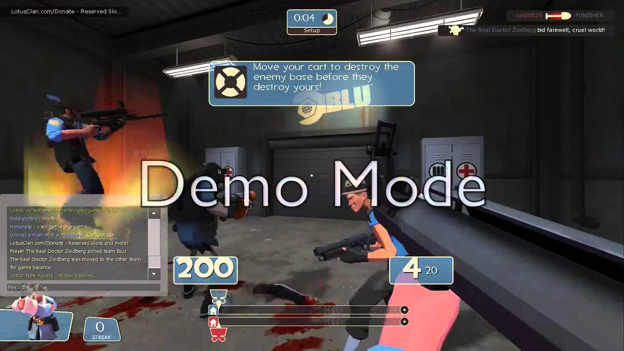Idiotic 12 Year Old micspamming and swearing in TF2 (Short vid :/)