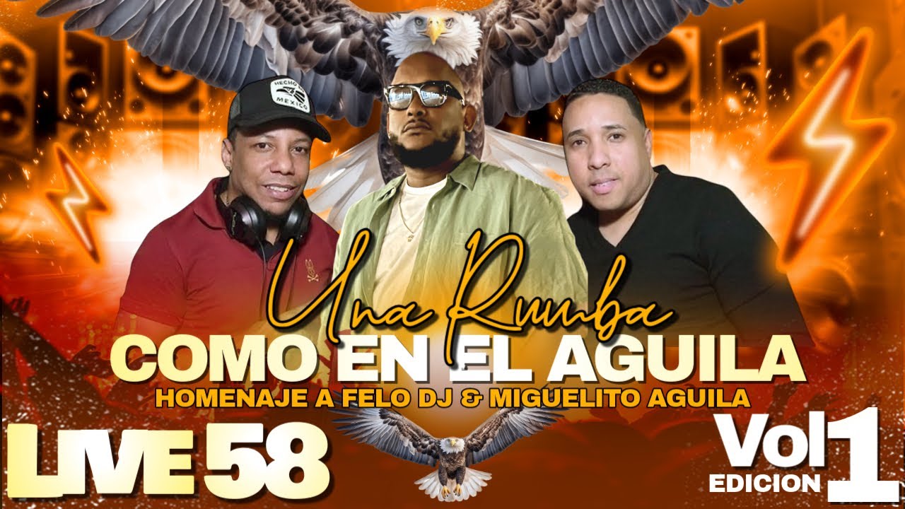 SALSALIBRE LIVE  VOL  58  UNA RUMBA COMO EN EL AGUILA DE ANTES HOMENAJE A FELO DJ Y MIGUELITO AGUILA