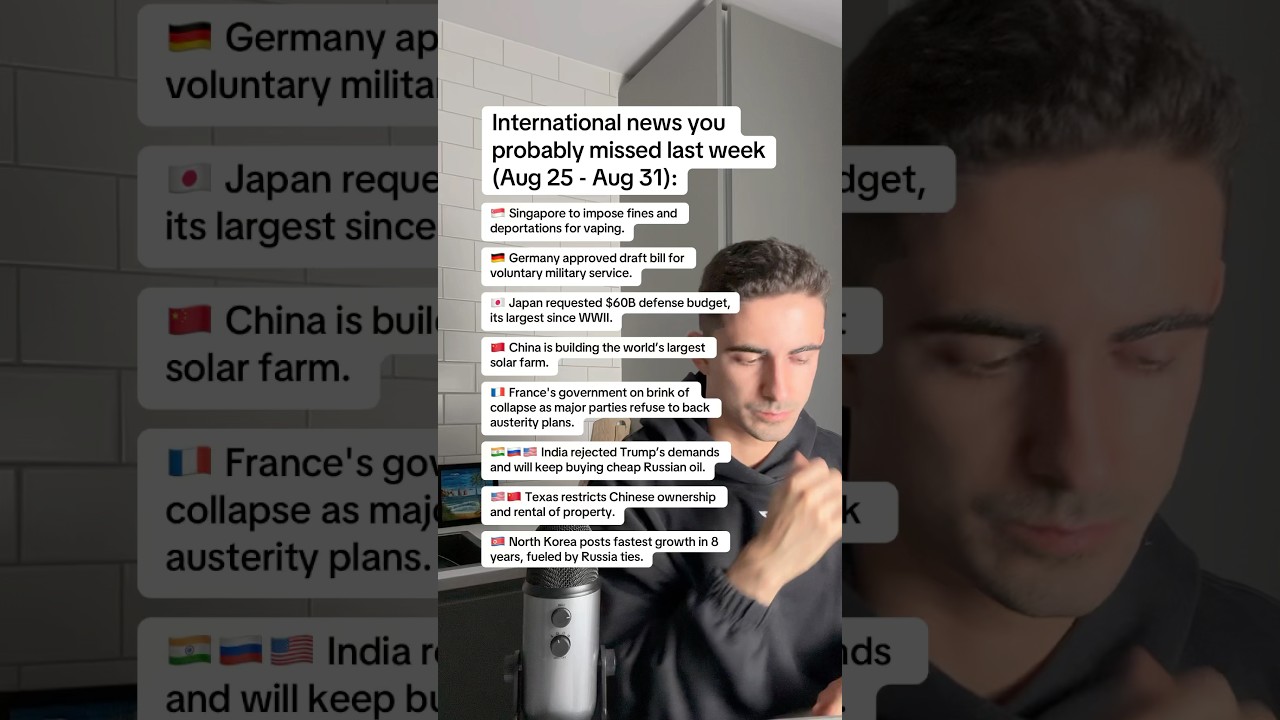 A few important news stories from around the world that didn’t receive much media coverage. 