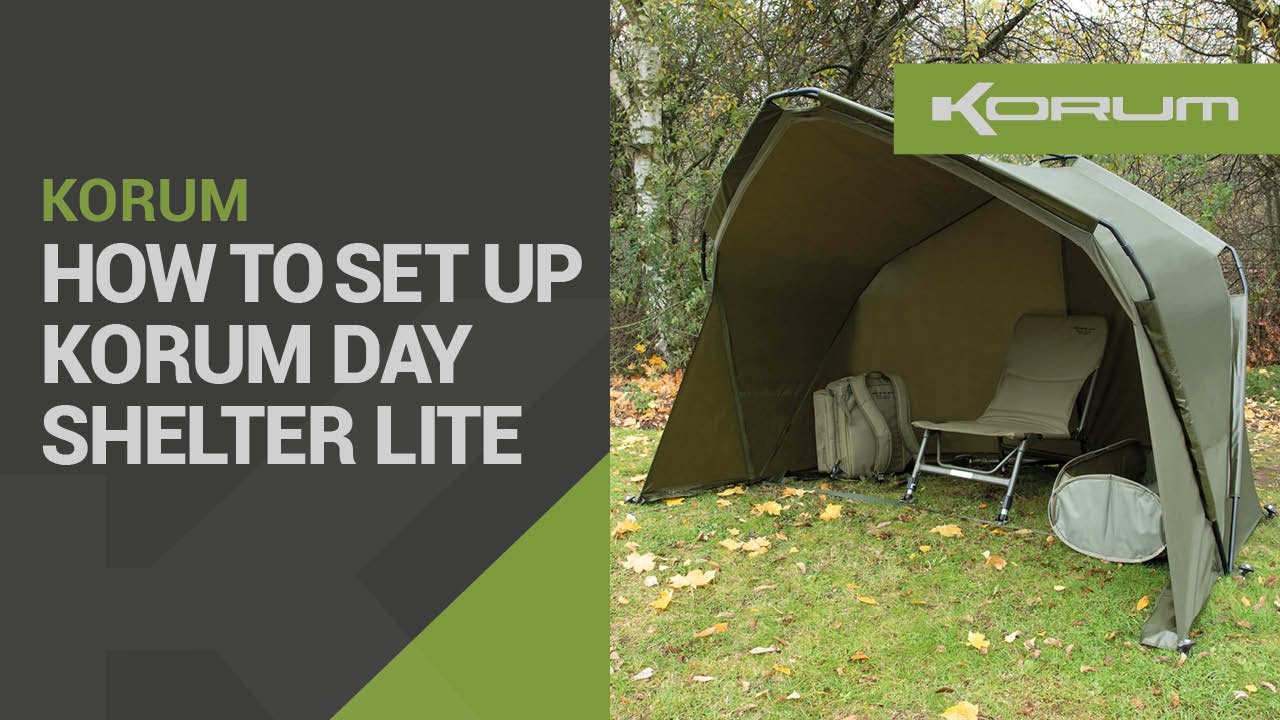 How to set up the Korum Day Shelter Lite