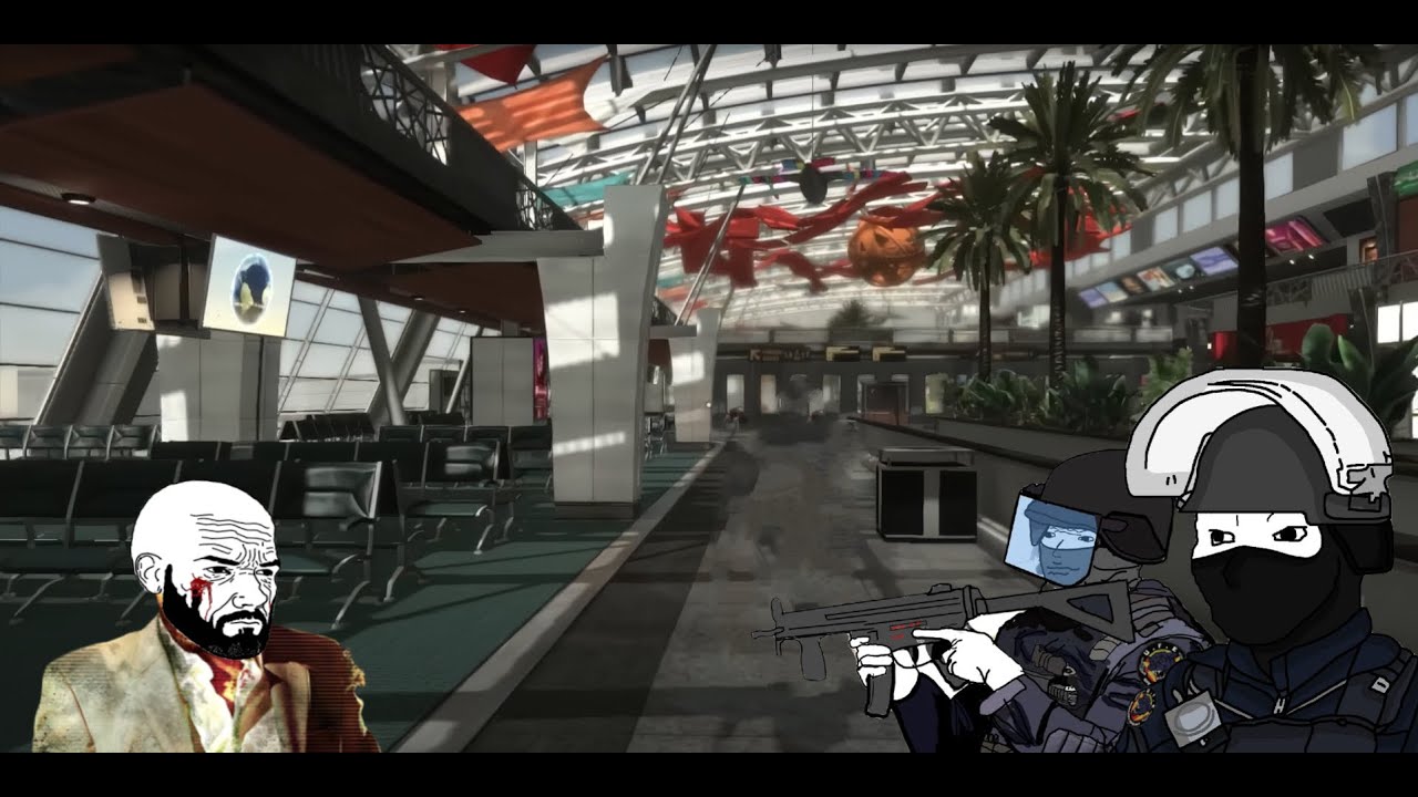 Tears - HEALTH but you're fighting the U.F.E through the airport