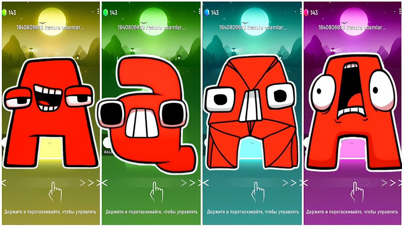 Red Alphabet Lore - A 🆚 Alphabet Lore Red All Designs. 🎶 Who Is Best? 🎵 Tell We? 😍