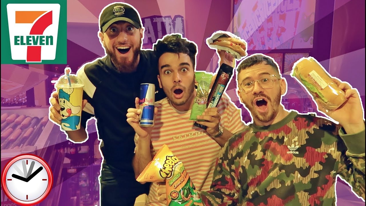 We Only Ate GAS STATION Food for 24 HOURS! (IMPOSSIBLE FOOD CHALLENGE)