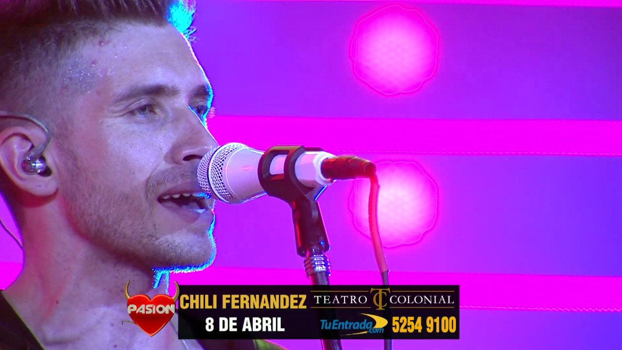Chili Fernandez en vivo en Pasion de Sabado 21 1 2017