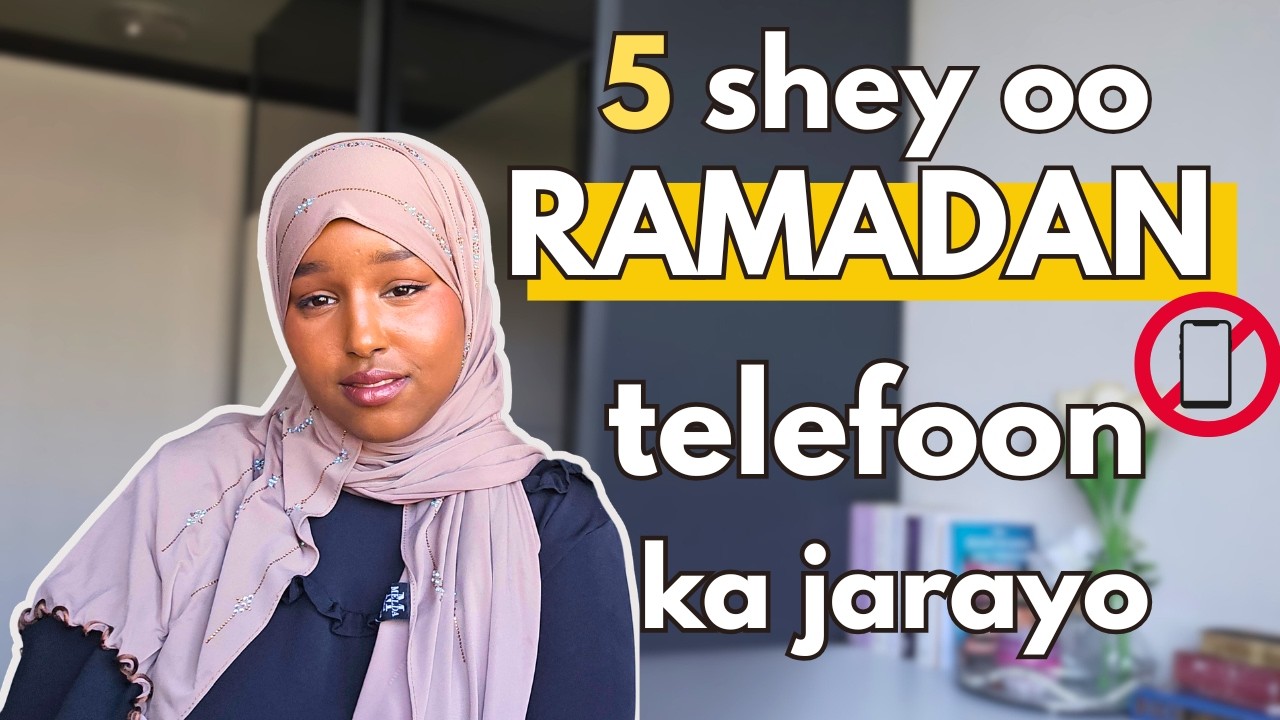 Sida ugu fudud ee TELEFOON ka iskaga yareen kartid Ramadaan ka | 5 shay