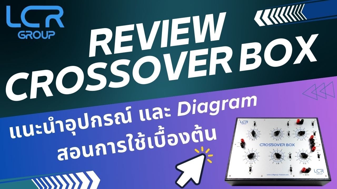 รีวิว Crossover Box แนะนำอุปกรณ์ สอนการใช้เบื้องต้น และ Diagram พร้อมฟังชั่นเจ๋งๆ ตัวเดียวเอาอยู่