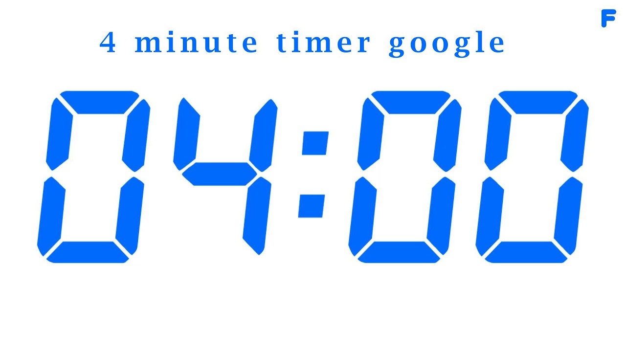 4 minute timer google