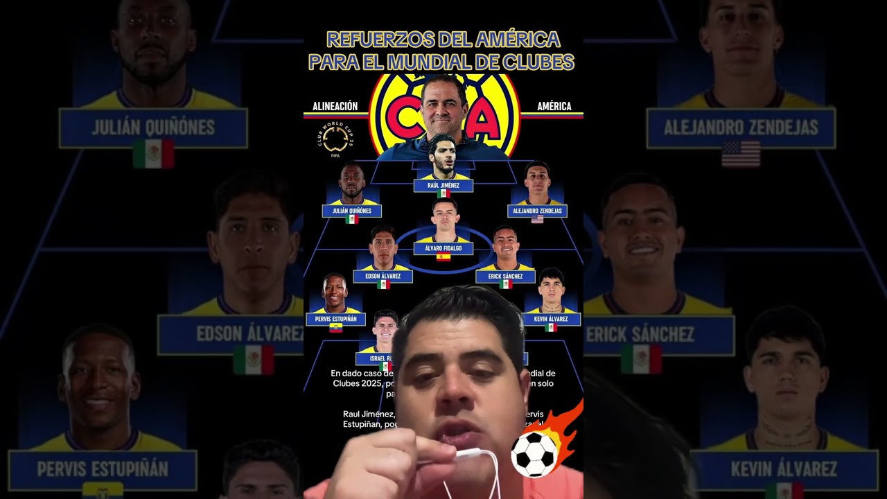Refuerzos de el Am&eacute;rica para el mundial de clubes #amercia #futbol #ligamx