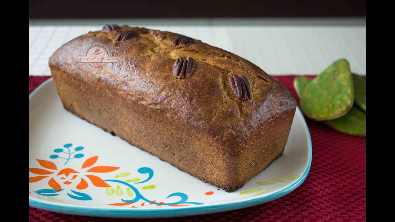 Bizcocho de Nopal o Panqué de Nopal - Bizcocho Saludable