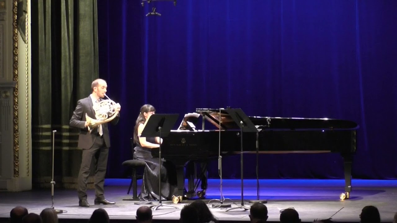 Beethoven:  Sonata for Horn and Piano op 17 performed by Szabolcs Zempléni and Mariann Marczi