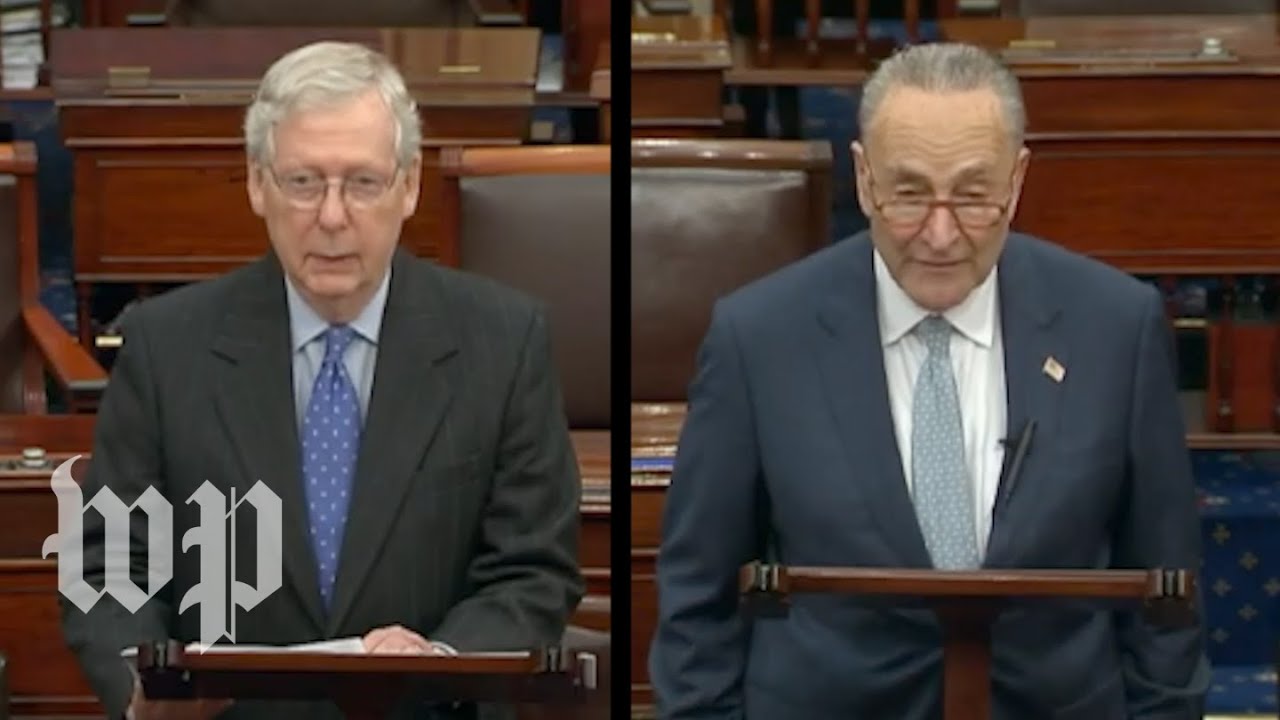 WATCH LIVE: Lawmakers speak as Senate nears deal on coronavirus stimulus bill after partisan clashes