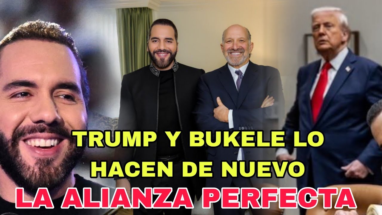 ALERTA MAXIMA🚨LOS TRATOS DE TRUMP CON BUKELE PARA EL SALVADOR 
