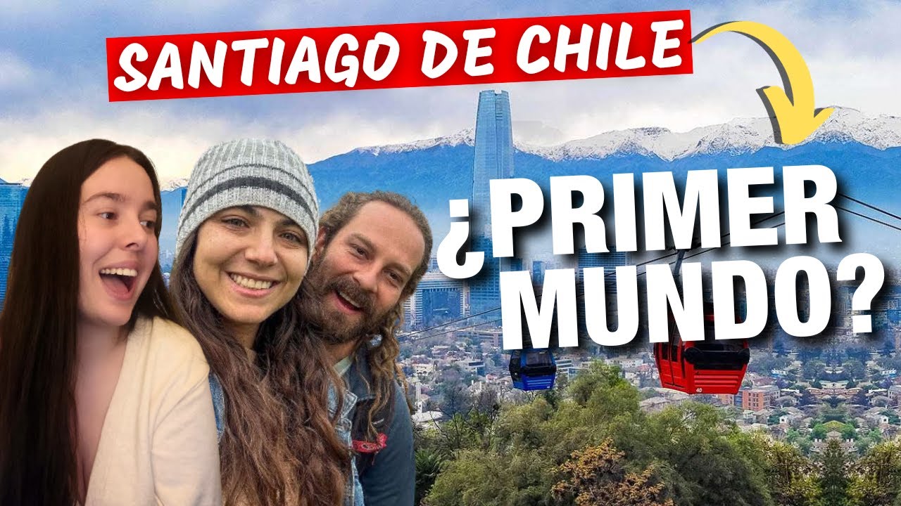 ESPAÑOLA REACCIONA a ⚠️PARECE OTRO CONTINENTE 😳 - Santiago de Chile