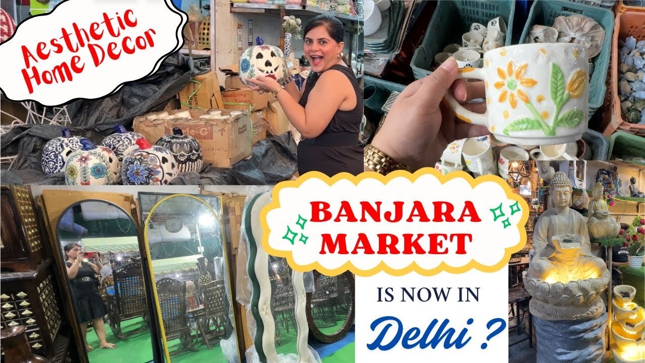 Banjara Market In DELHI? Full Market Collection 😍 #BanjaraMarket #HomeDecor