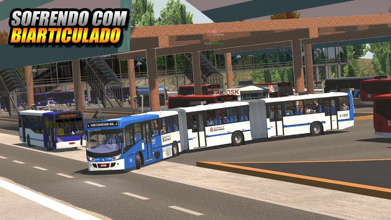 O PIOR MOTORISTA DE BIARTICULADO DO PROTON BUS SIMULATOR !!! G27