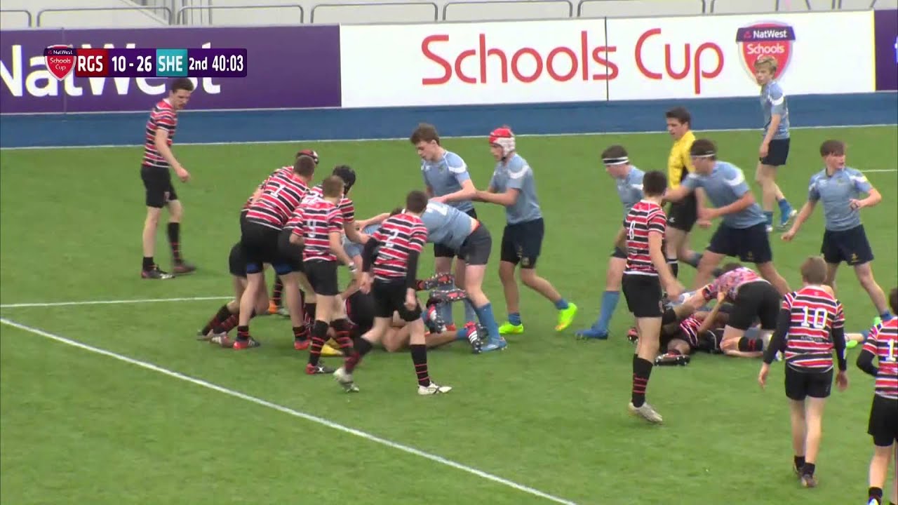 Highlights - Natwest Schools Cup 2015 U15 Vase Royal Grammar School, Newcastle Vs. Sherborne School