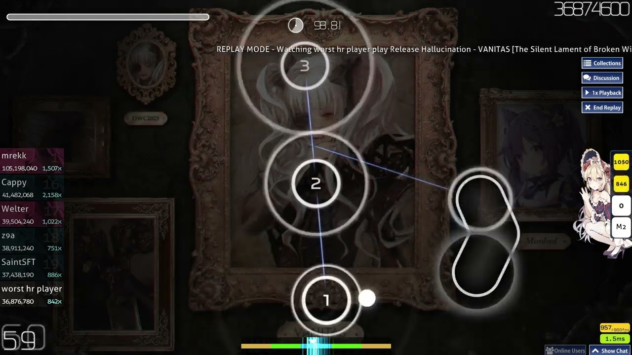 VANITAS (OWC2023 GF TB) 97.31% 5miss