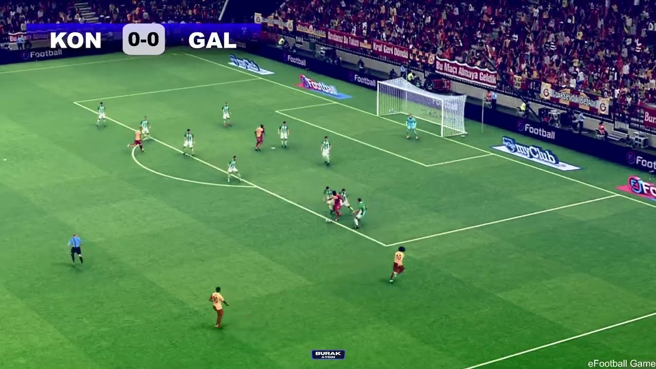 Galatasaray - Konyaspor Maçı Özeti | Süper Lig 23. Hafta | 21.02.2026 | eFootball Türkçe