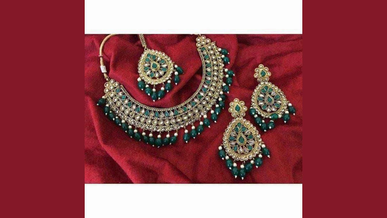 Beautiful Green Kundan Necklace