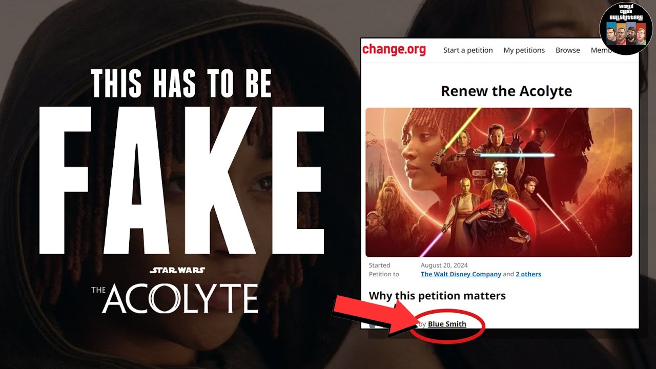 The Acolyte Petition is So DUMB Has To Be a Troll Job