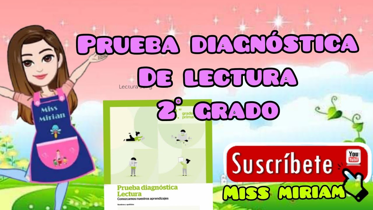 PRUEBA DIAGNÓSTICA DE LECTURA 2° GRADO -KIT DE EVALUACIÓN