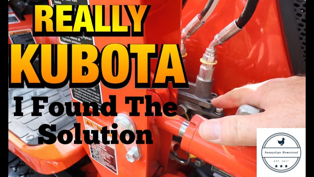 ✴️УСТРАНЕНИЕ ПРОТЕЧЕК В быстроразъемном соединении Kubota BX2380 (Yeet It DELETE It)