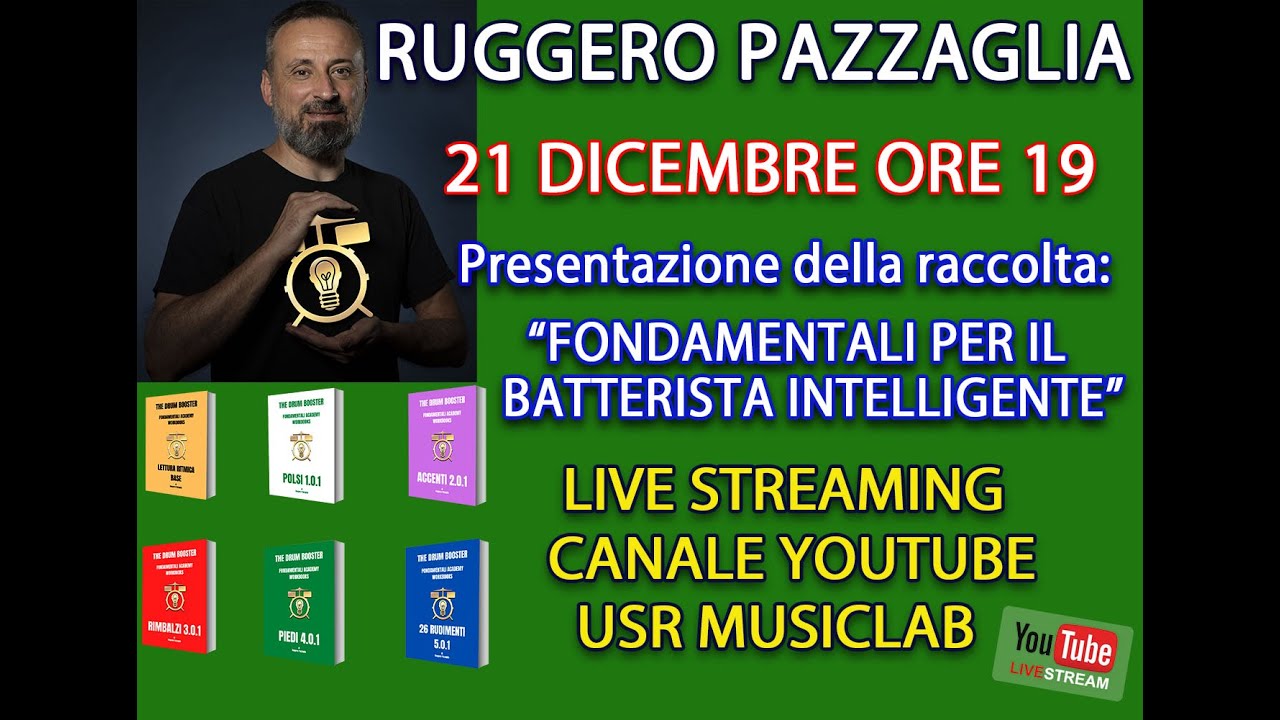 Ruggero Pazzaglia - Fondamentali per il batterista intelligente