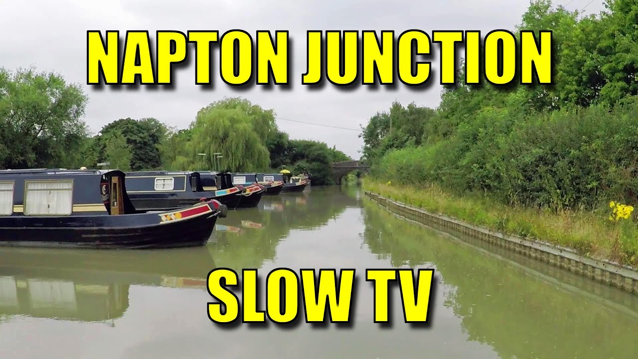A SLOW TV narrowboat trip on the Grand Union and South Oxford Canals near Napton Junction.