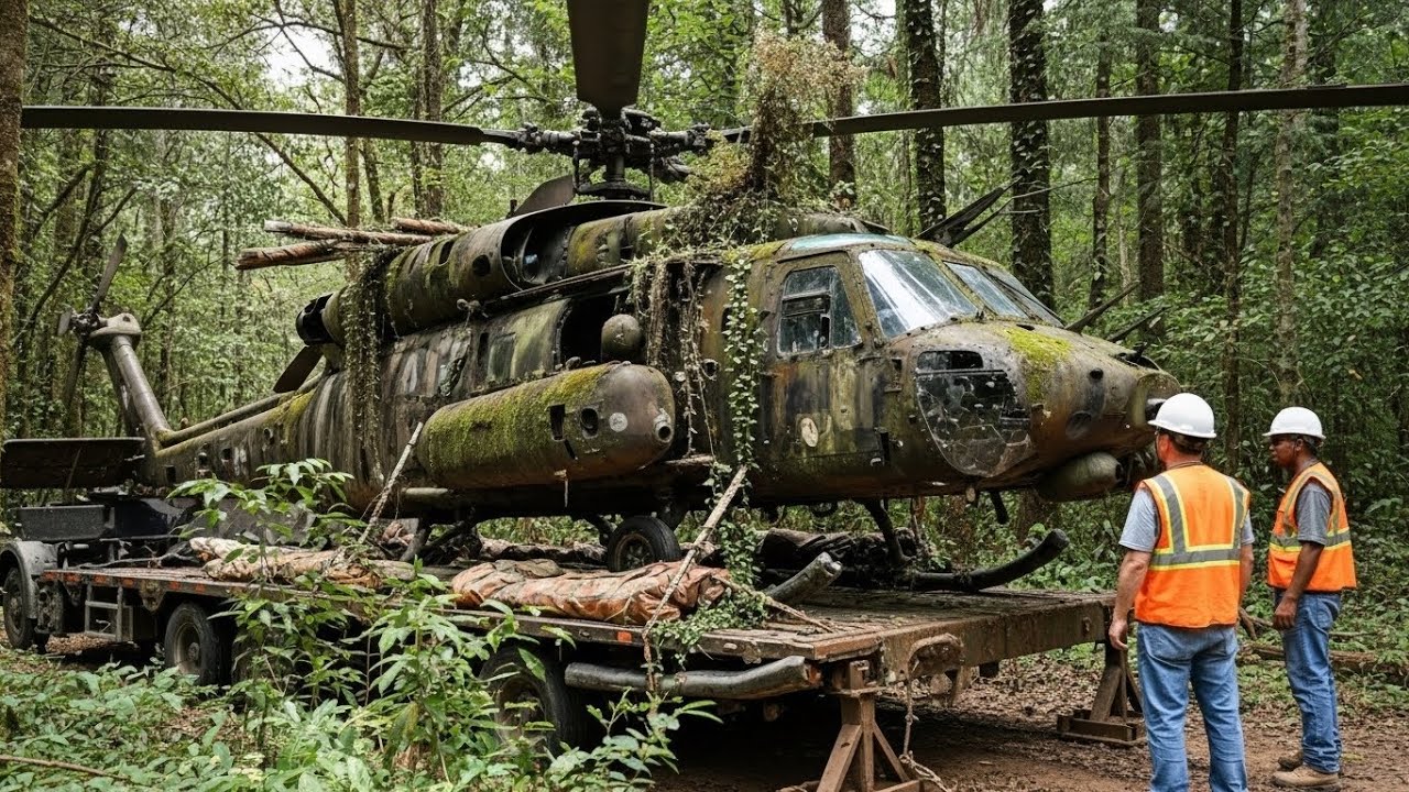 Abandoned UH-60 Military Helicopter &mdash; Lost for 60 Years | Full restoration
