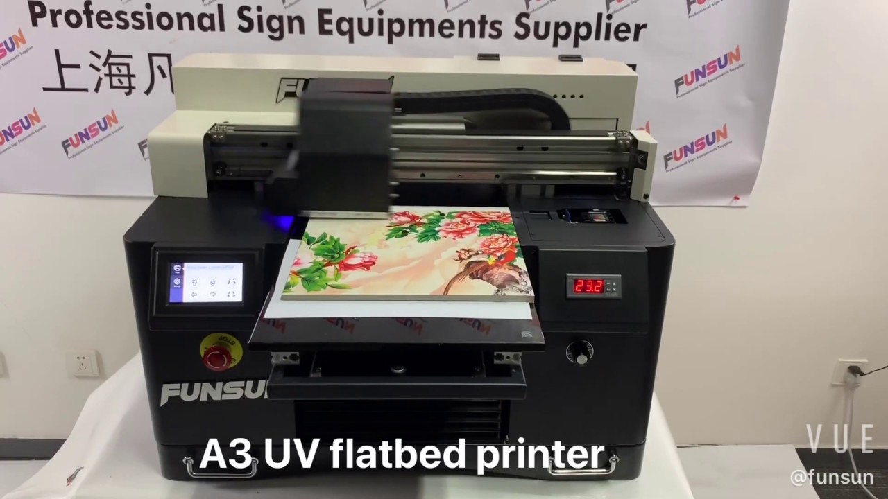 Print all materials -- funsun A3 uv flatbed printer