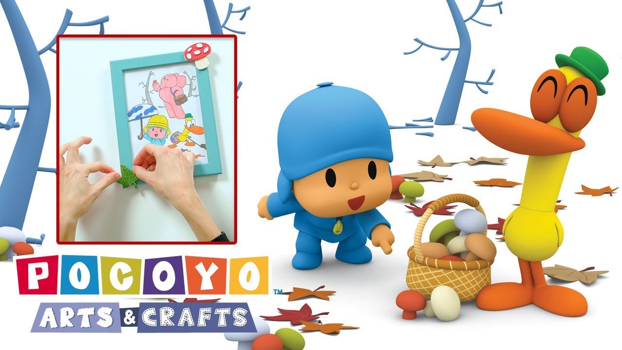 Pocoyo Arts & Crafts: Marco de fotos de Pocoyó | OTOÑO
