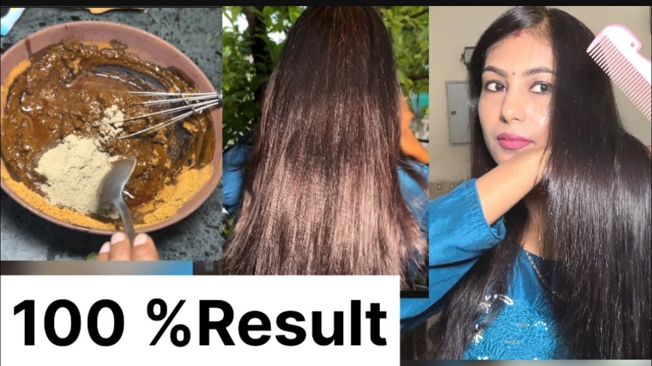 एक ही बार लगाने से बाल इतने silky & shiny  हो जाएंगे की सारे हेयर कलर भूल जाएंगे  best heena mask