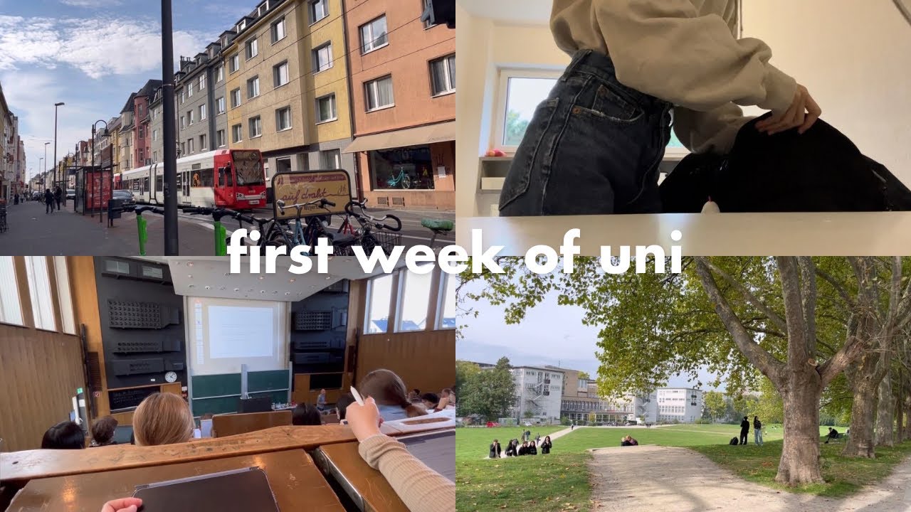 Uni Life in Germany | my first week as a master's student 👩🏻‍💻📖