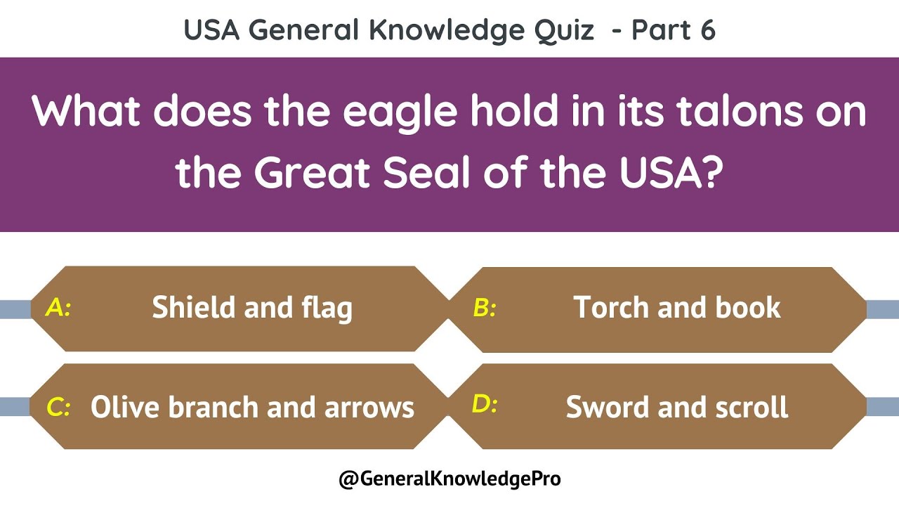 USA General Knowledge Quiz - Part 6/10 | 15 General Knowledge Questions on America&rsquo;s Past & Present