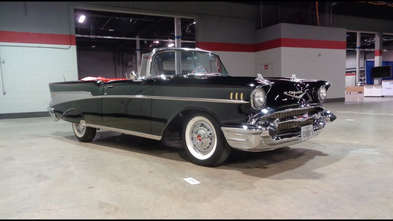 1957 Chevrolet Chevy Bel Air Convertible in Tuxedo Black on My Car Story with Lou Costabile