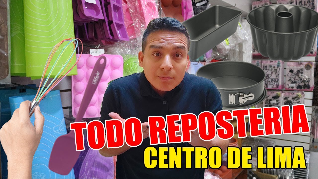 UTENsILIOS DE REPOSTERIA DEL CENTRO DE LIMA / PARURO AGOSTO 2022