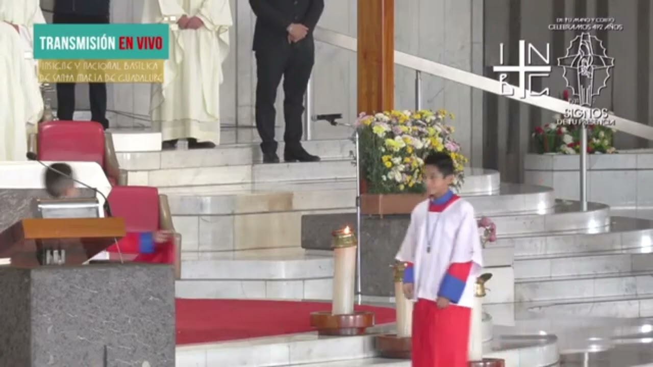Entrega de Mantos Generación 2021 - 2024, del Coro de Infantes de la Basílica de Guadalupe