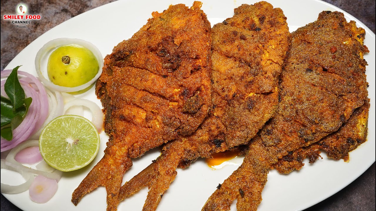 कुरकुरी पापलेट मसाला फ्राई की रेसिपी Crispy Paplet Fish Fry | Sea Food Pomfret Masala Fry Recipe