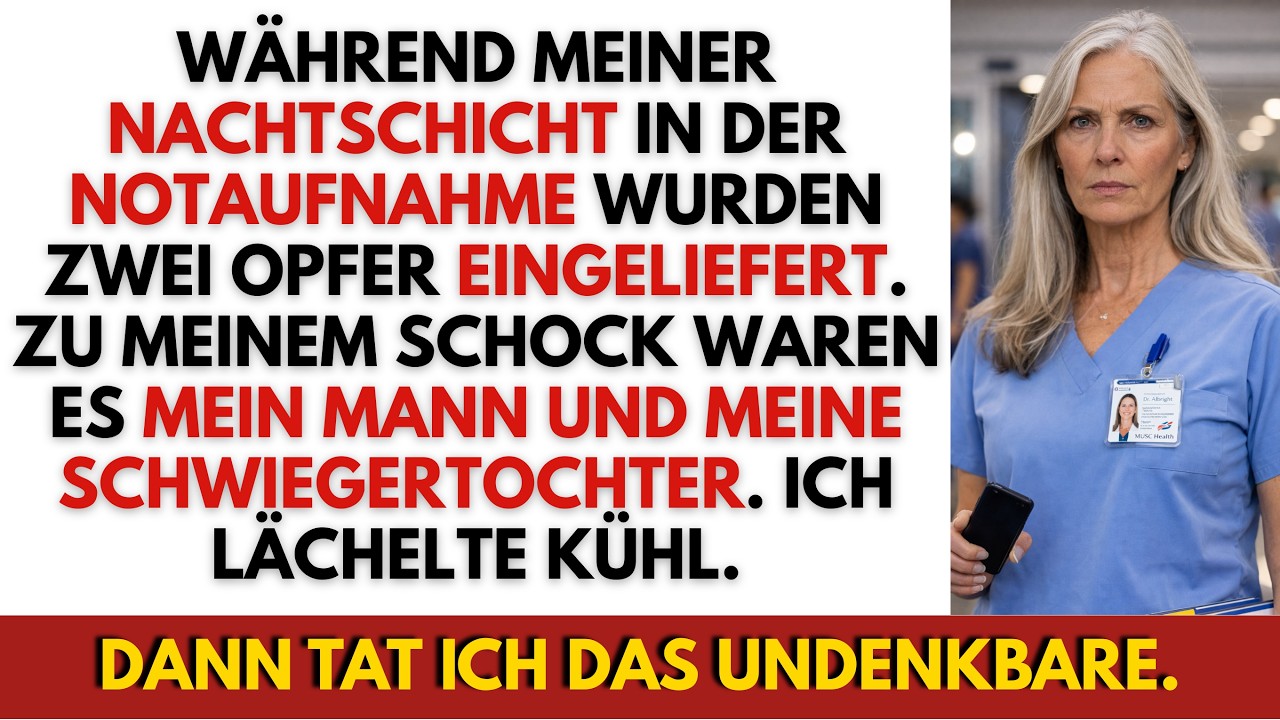 Nachtschicht im Krankenhaus: Zwei Patienten kamen an — mein Mann und meine Schwiegertochter