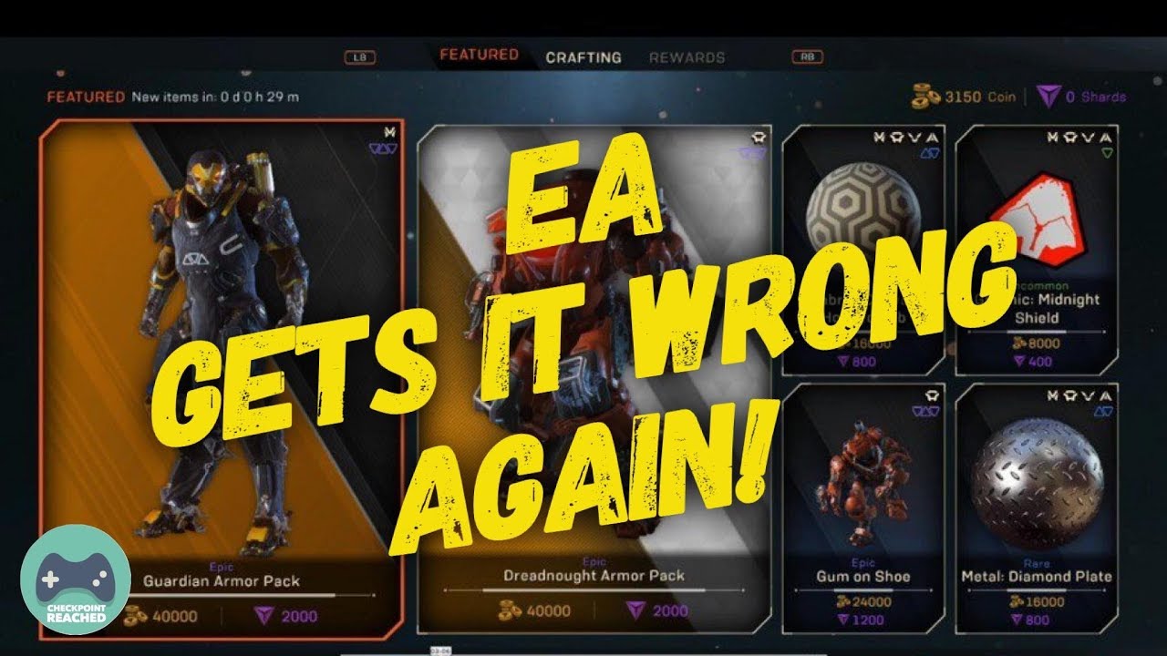 Anthem microtransactions controversy - $20 skin prices! EA gets it wrong (AGAIN!) Ep #10
