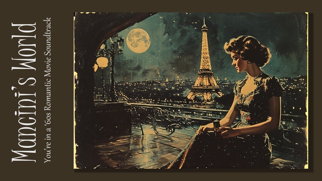 A 1960s Romantic Film Soundtrack - Henry Mancini style | Ambient, Study Music
