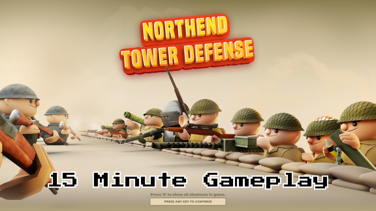 Northend Tower Defense - 15 Minute Gameplay - Indie Tower Defense Game | 1080p60fps
