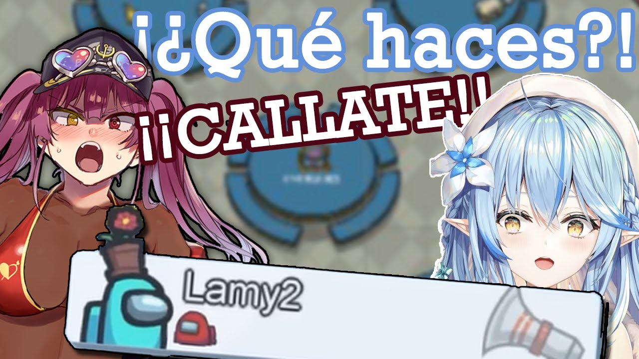 Marine Bota a Lamy de pura rabia | Hololive【Sub. ESP】