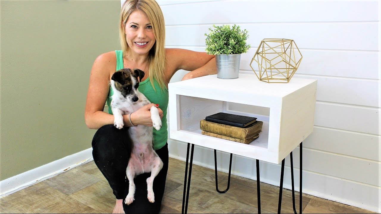 The Mid-Century Modern Nightstand - Easy DIY Project