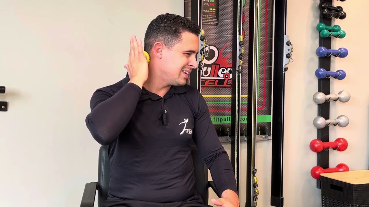 Liberação dos pontos de tensão com bola de tênis (pescoço/cervical)