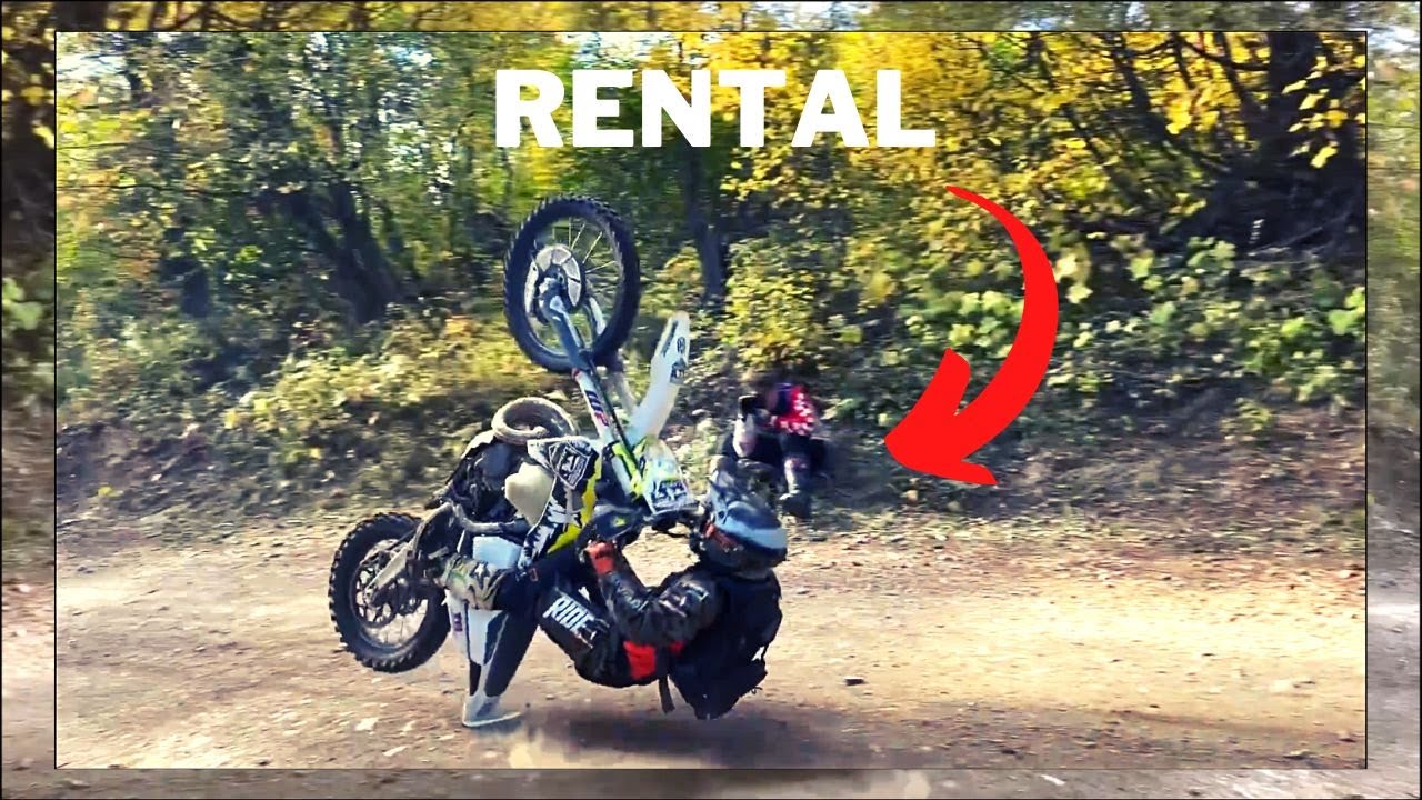 Dude Evan Bro destroys rental bike