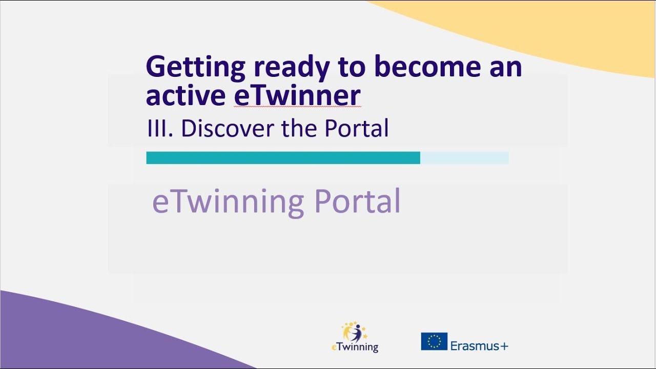 Getting Ready to become an eTwinner - discover the portal