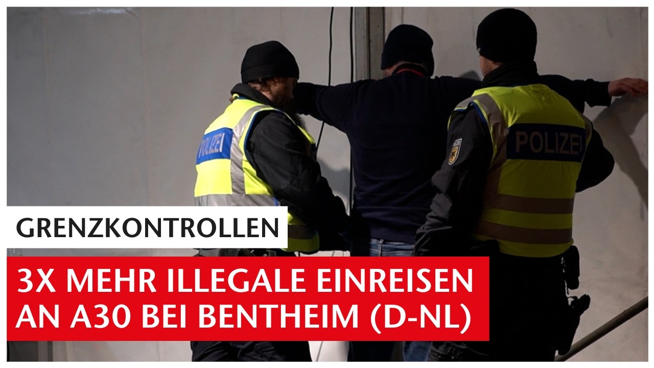 3x mehr illegale Einreisen: Polizei weist 1100 Personen an Grenze bei Bentheim (A30) ab | GN-Online