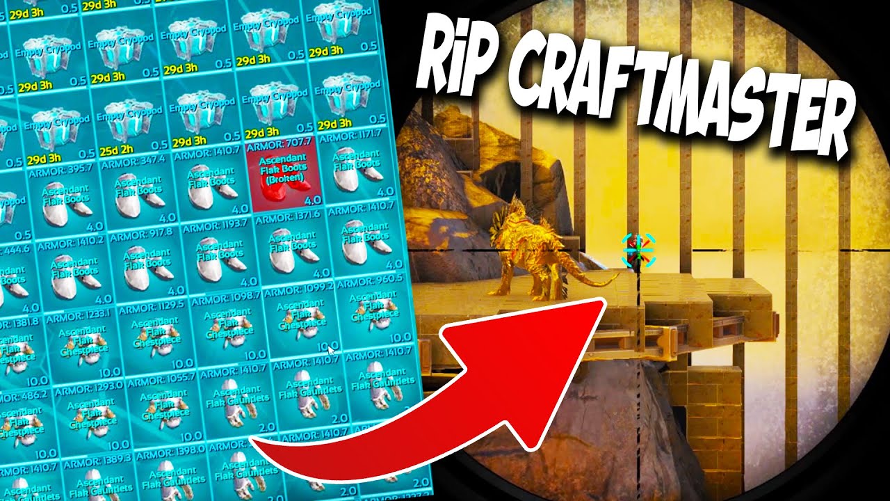 DE BESTE SNIPE OOIT OP DE CRAFTMASTER!! (Ark Nederlands)